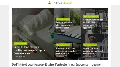 L'édito du Proprio